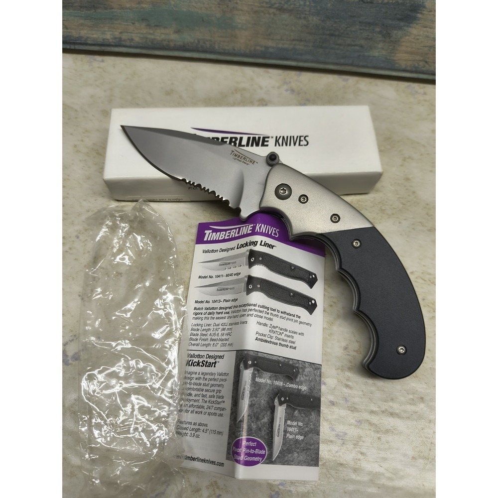 Timberline Knives 7431 Pistol Grip Folding Knife By G.Lightfoot RARE!!